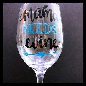 Wine glass for that mom who needs her night juice!